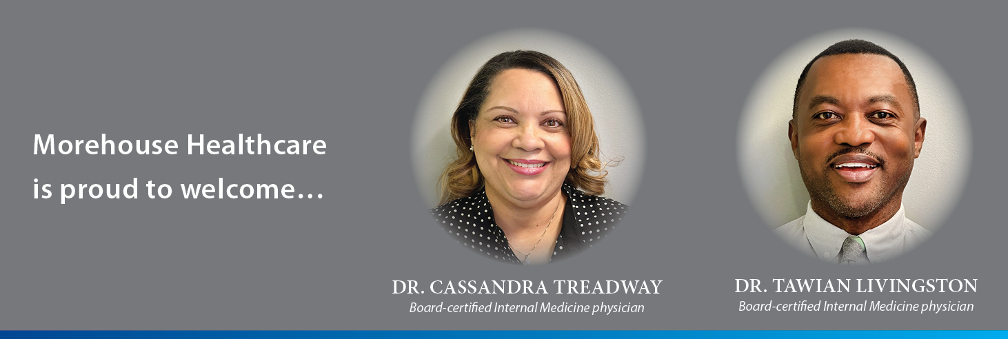 Dr. Cassandra Treadway and Dr. Taiwan Livingston